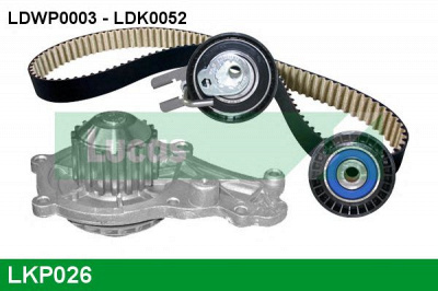 LUCAS ENGINE DRIVE lkp026 -  Водяной насос + комплект зубчатого ремня